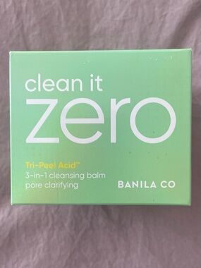 Banila Co Clean It Zero Tri-Peel Acid 3-in-1 Cleansing Balm pore clarifying NEW